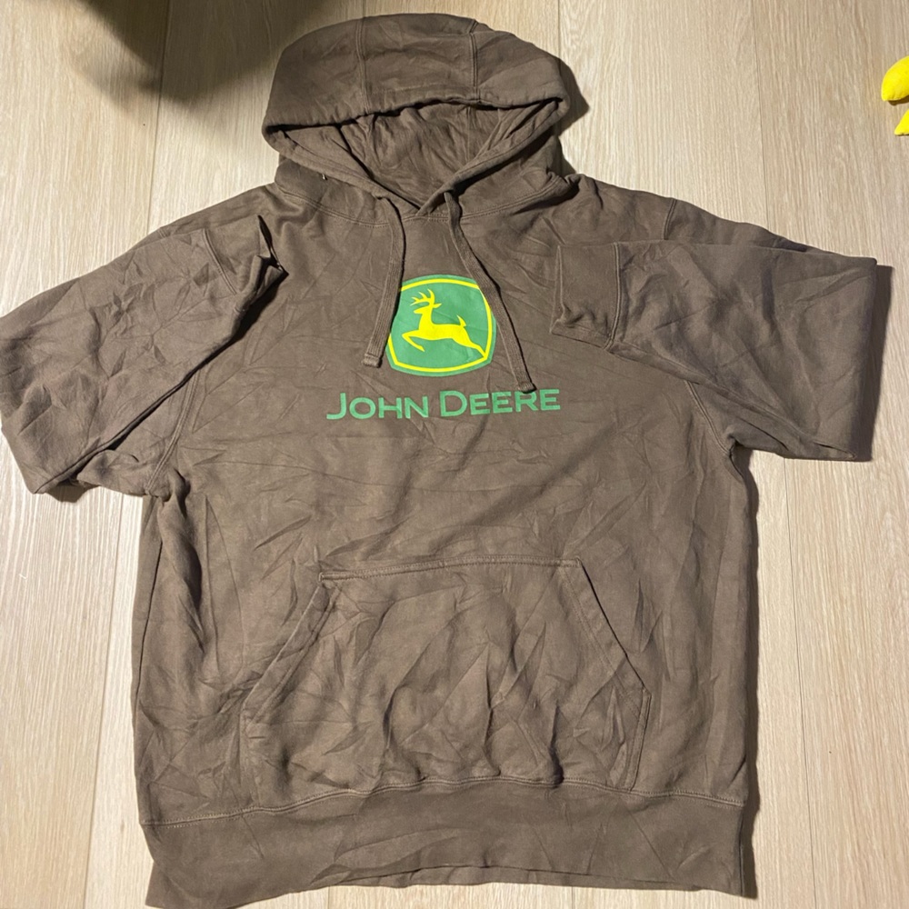 Brown JohnDeere hoodie
